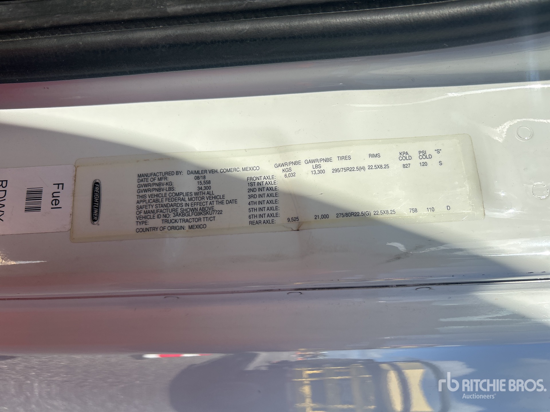 2019 Freightliner CASCADIA 125