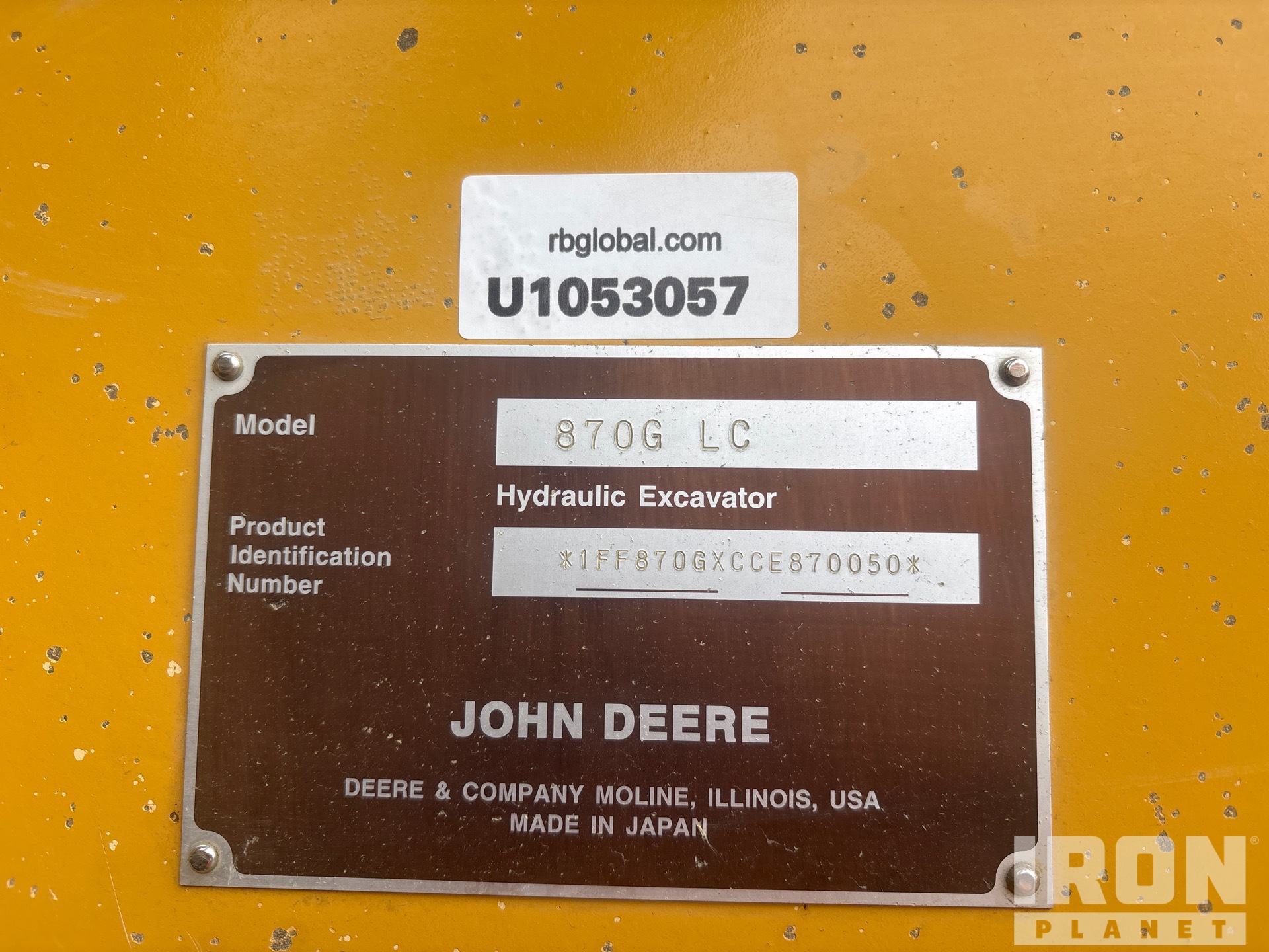 2014 John Deere 870G LC