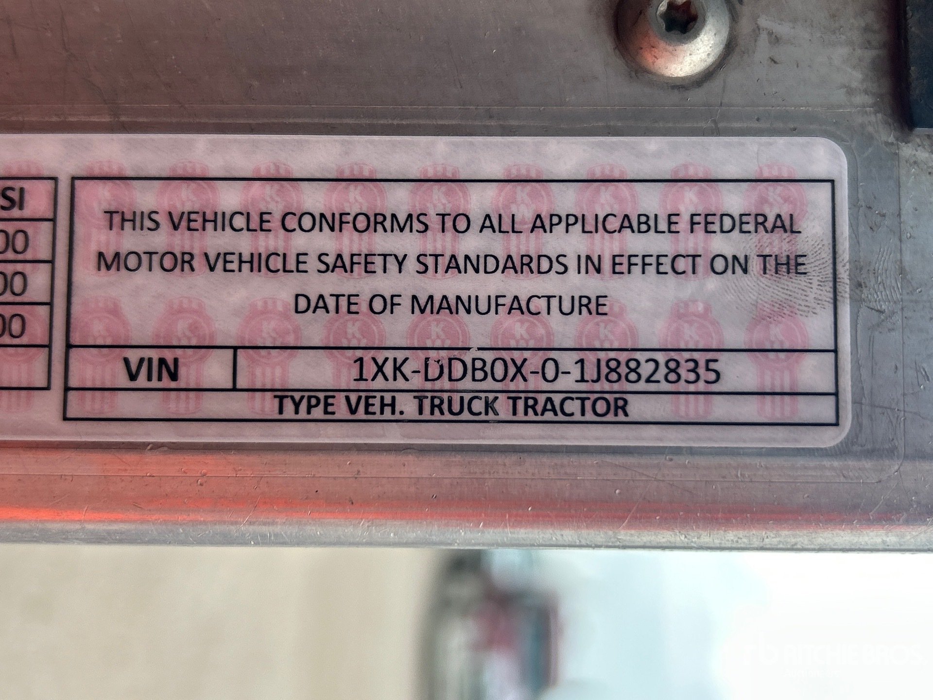 2001 Kenworth T800