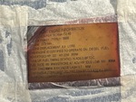 Engine with Emission Label