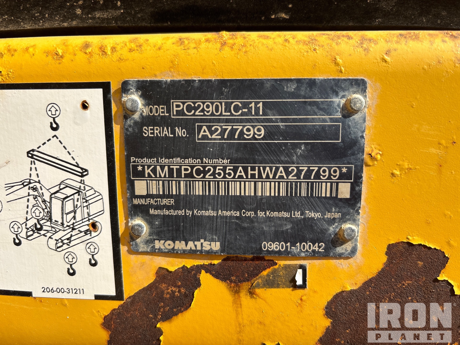 2018 Komatsu PC290LC-11