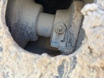 Undercarriage with Left Track Tensioner