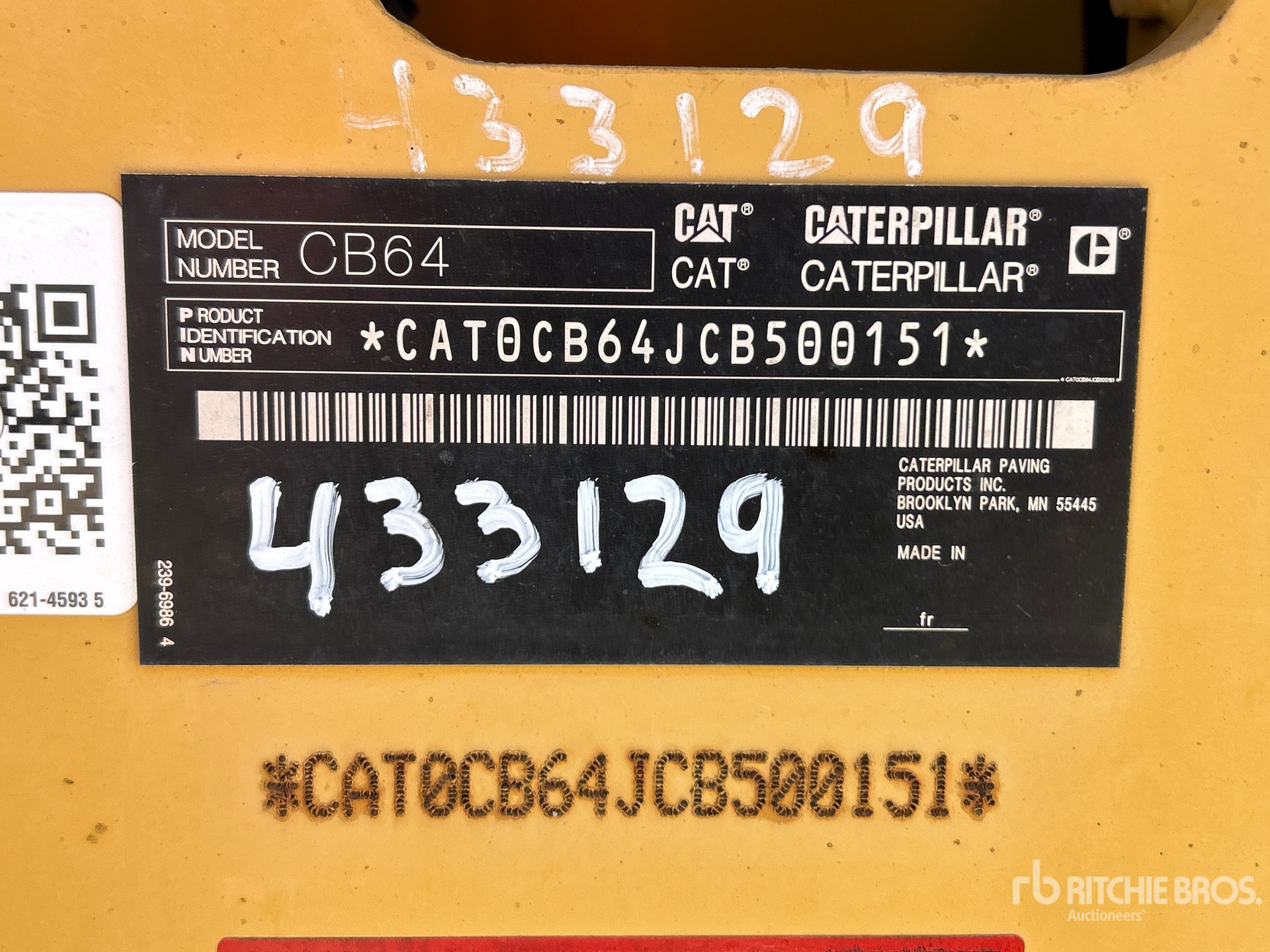 2014 Caterpillar CB64