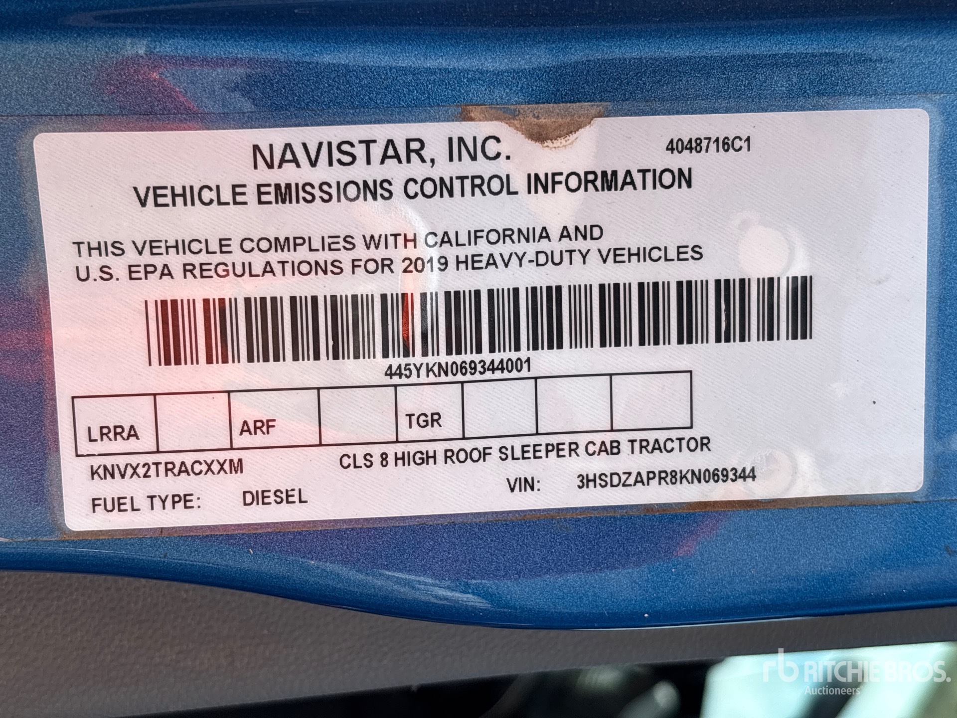 2019 International LT625