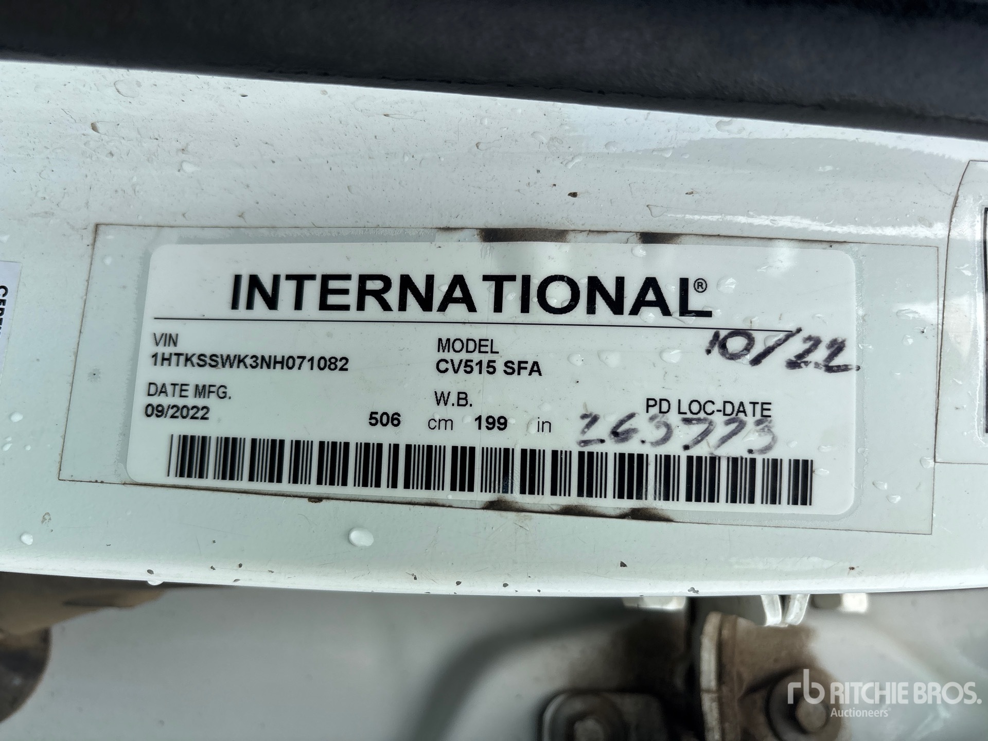 2022 International CV515
