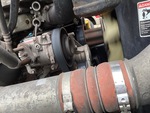 Engine with A/C Compressor
