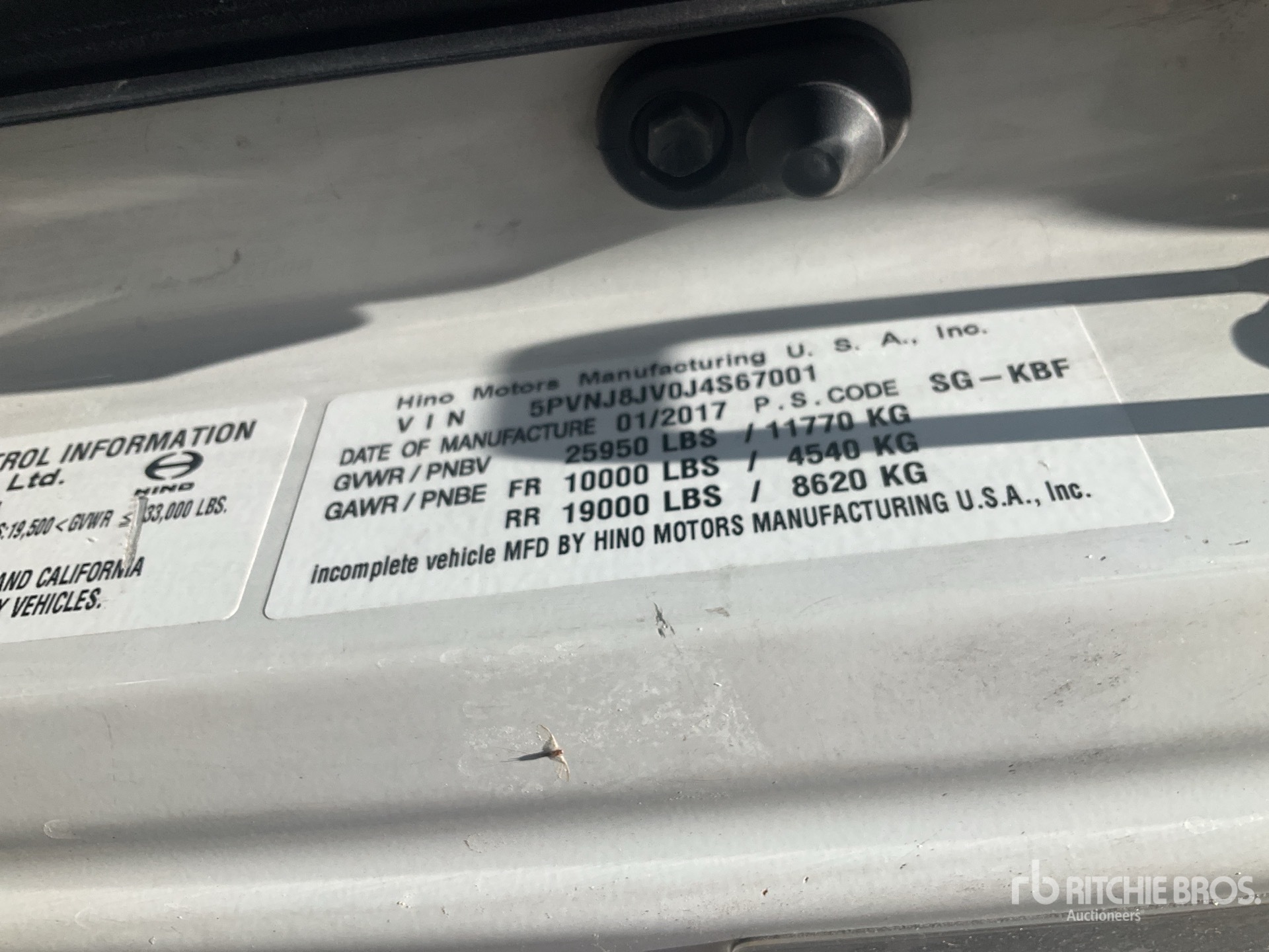 2018 Hino 268