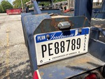 Trailer Chassis with License Plate Light Functional