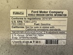 Engine with Emission Control Label