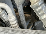 Engine with A/C Compressor