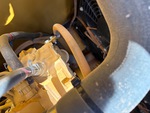 Engine with A/C Compressor