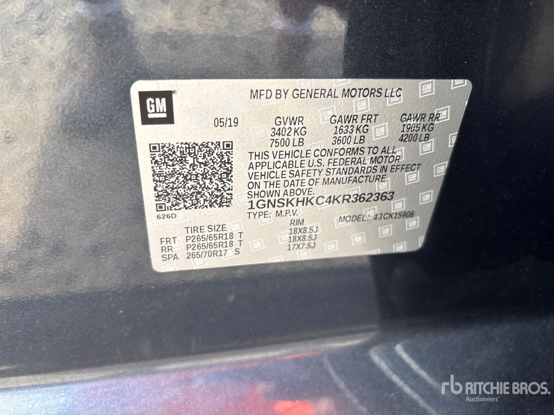 2019 Chevrolet SUBURBAN