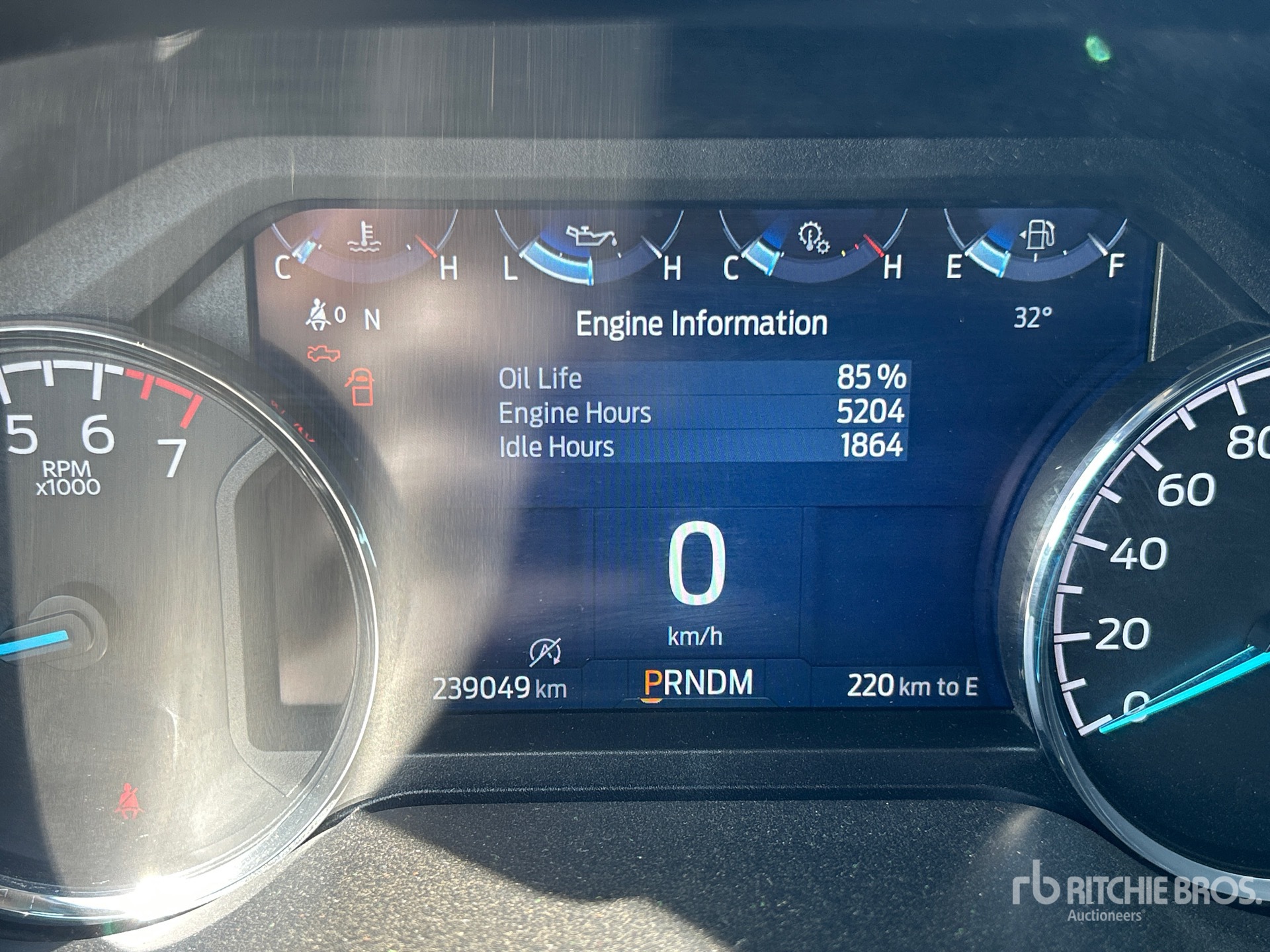 General Appearance with Hour Meter / Odometer