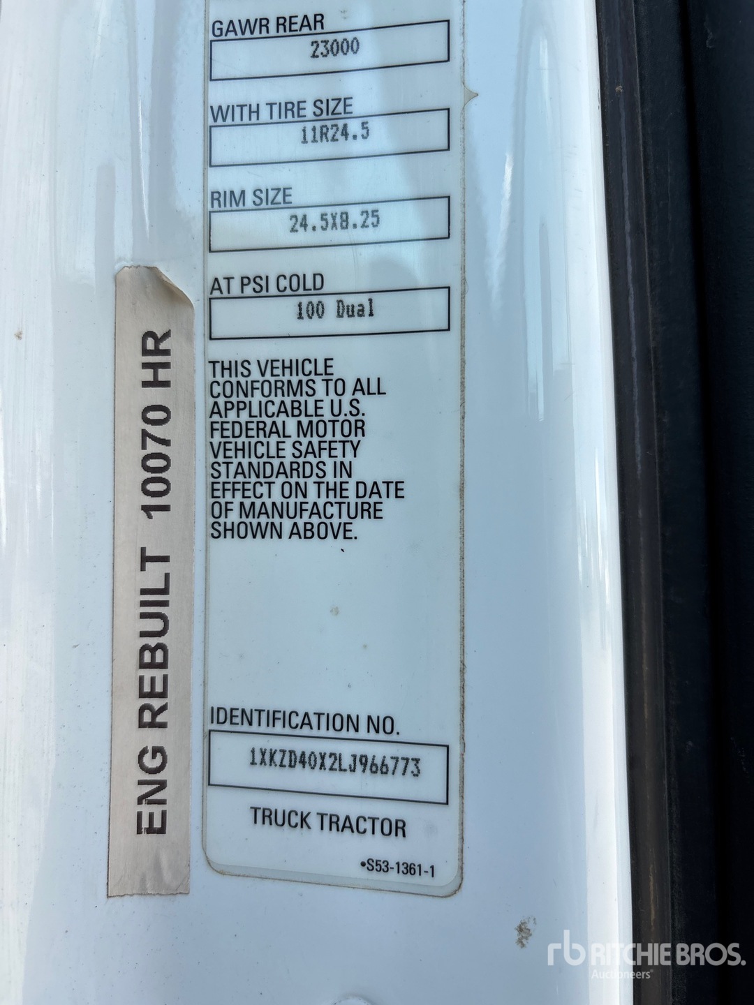 2020 Kenworth T880