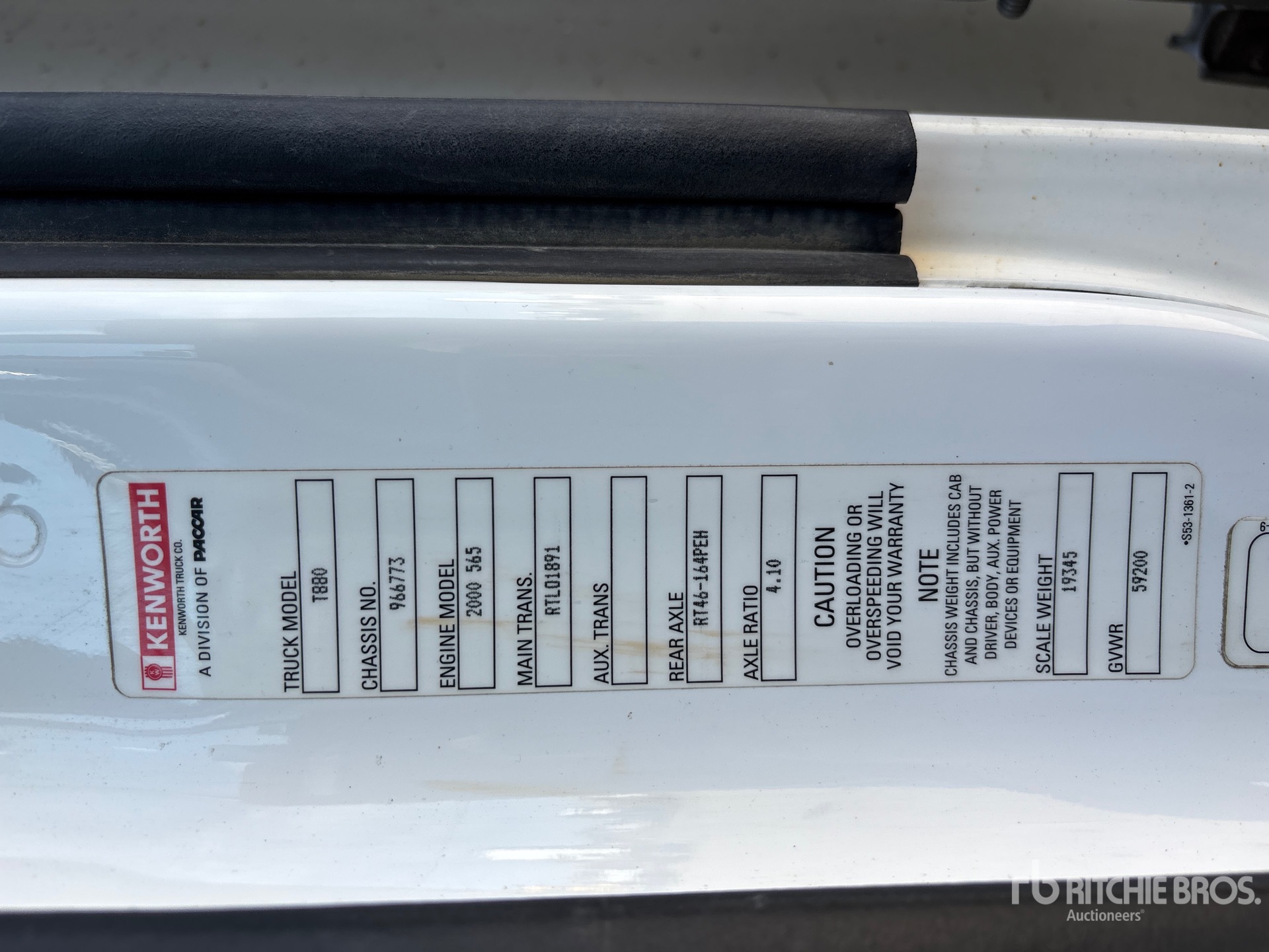 2020 Kenworth T880
