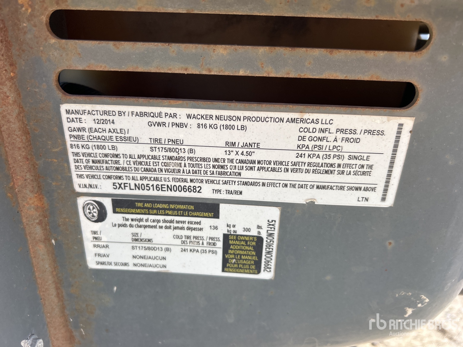 2014 Wacker Neuson LTN-6
