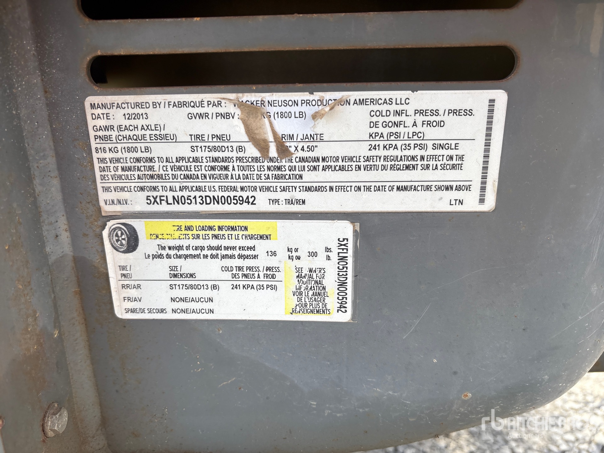 2013 Wacker Neuson LTN6L