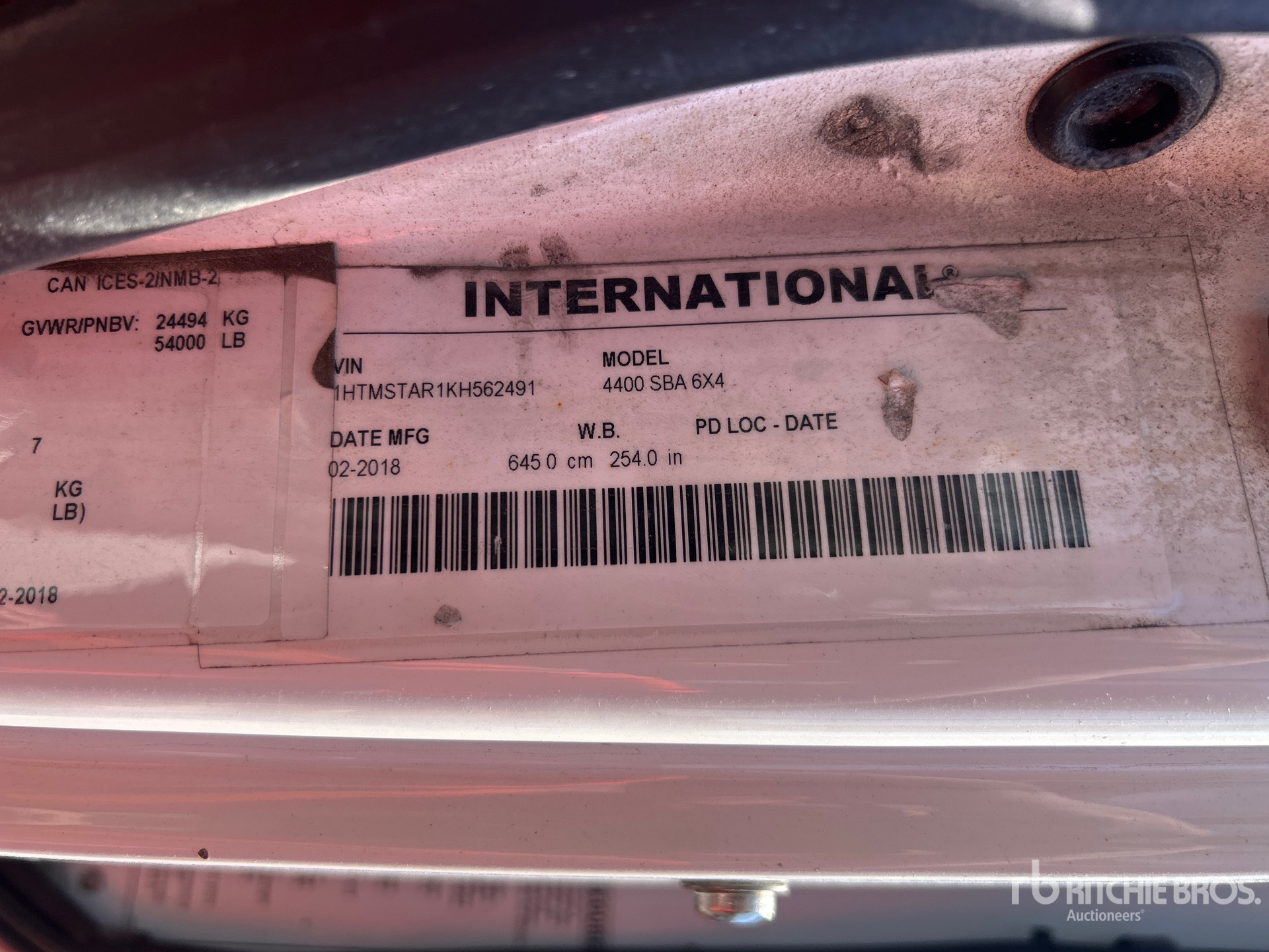 2019 International 4400