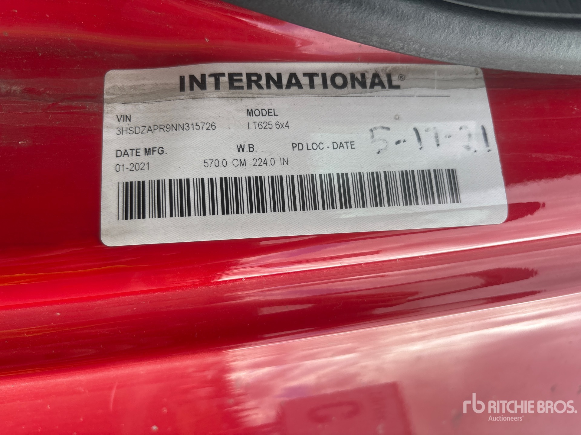 2022 International LT625