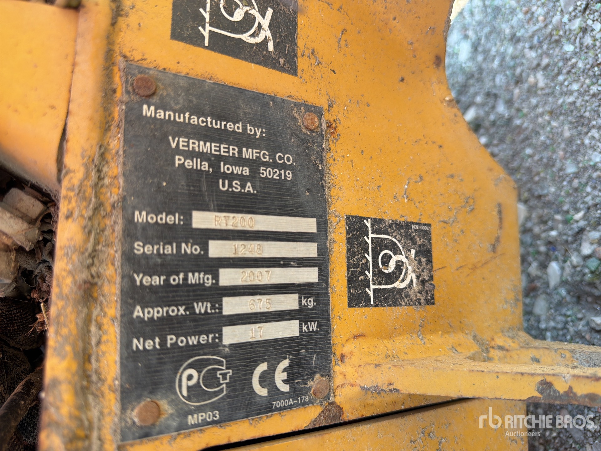 2007 Vermeer RT200