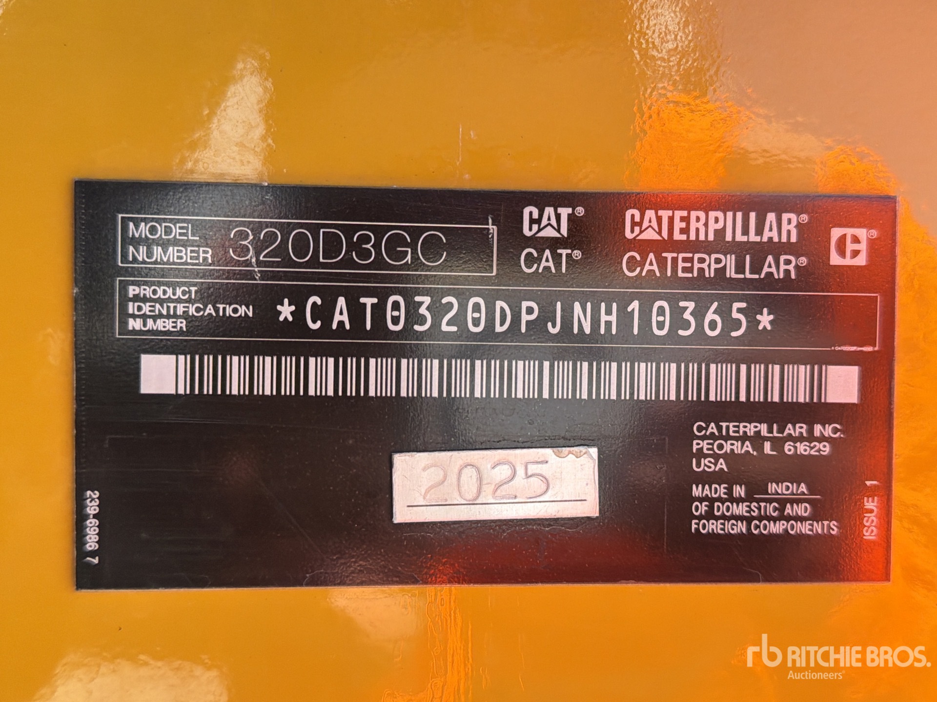 2025 Caterpillar 320D3 GC