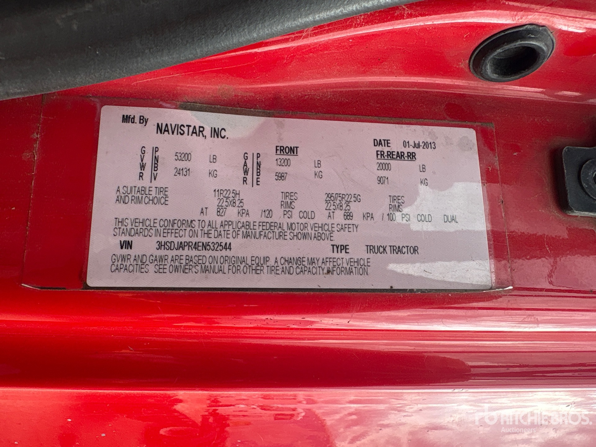 2014 International LF687