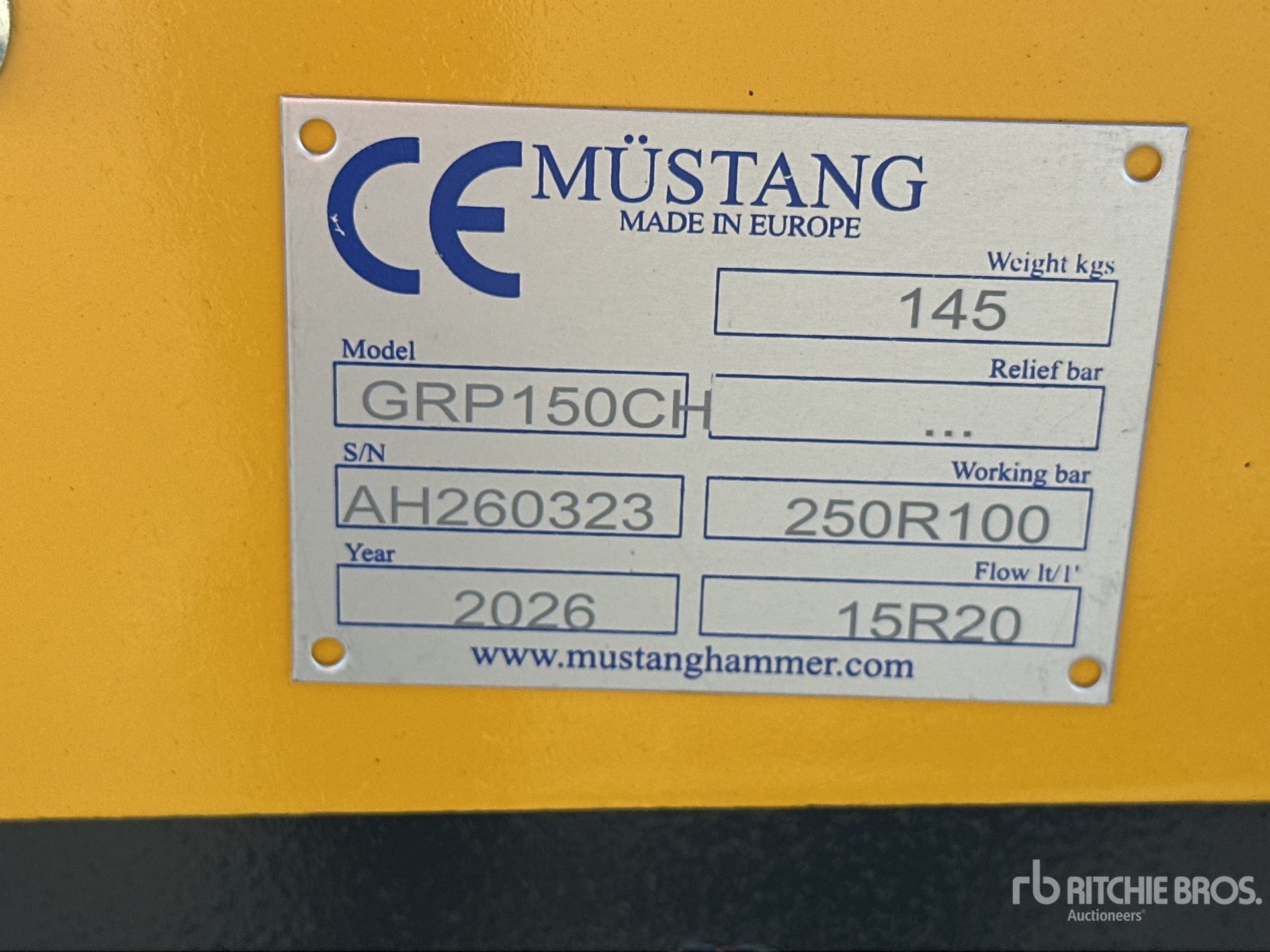 2026 Mustang GRP150 CH