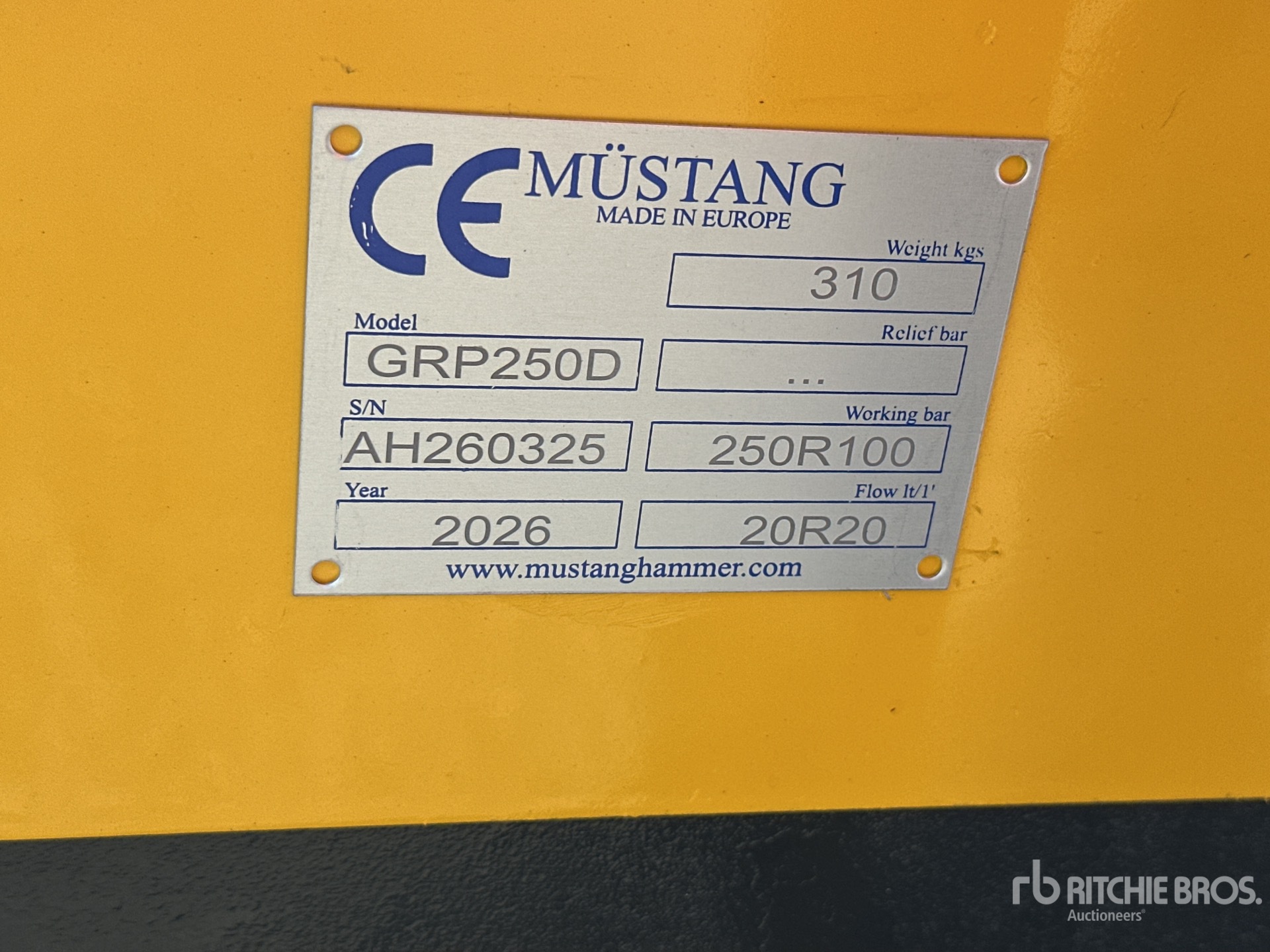 2026 Mustang GRP 250 D