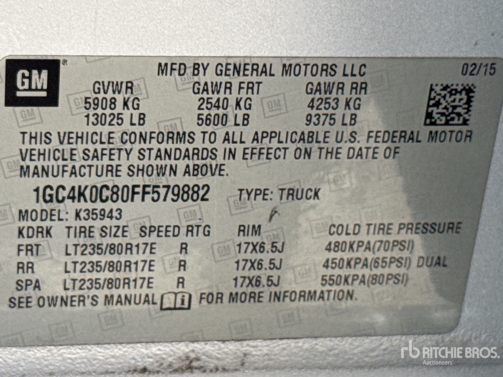 2015 Chevrolet Silverado 3500HD