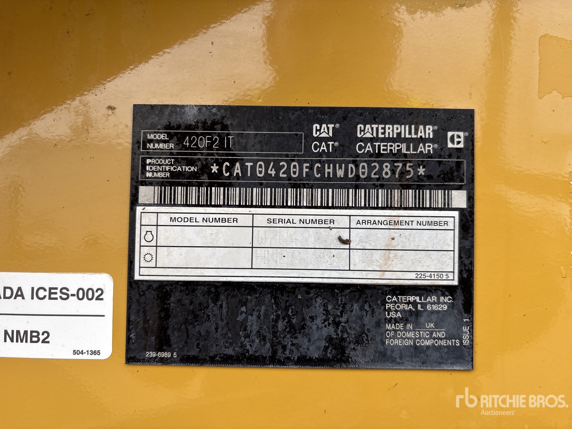 2018 Caterpillar 420F2 IT