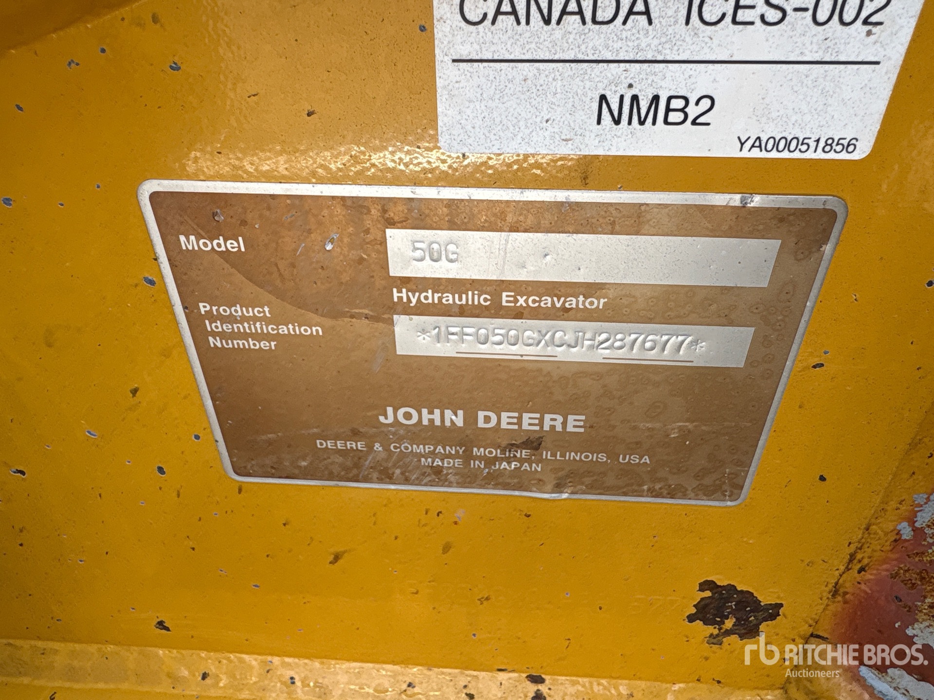 2018 John Deere 50G
