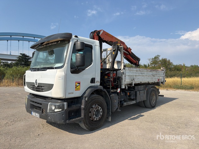 2008 Renault Prenium 280DXI Dump Truck with Crane