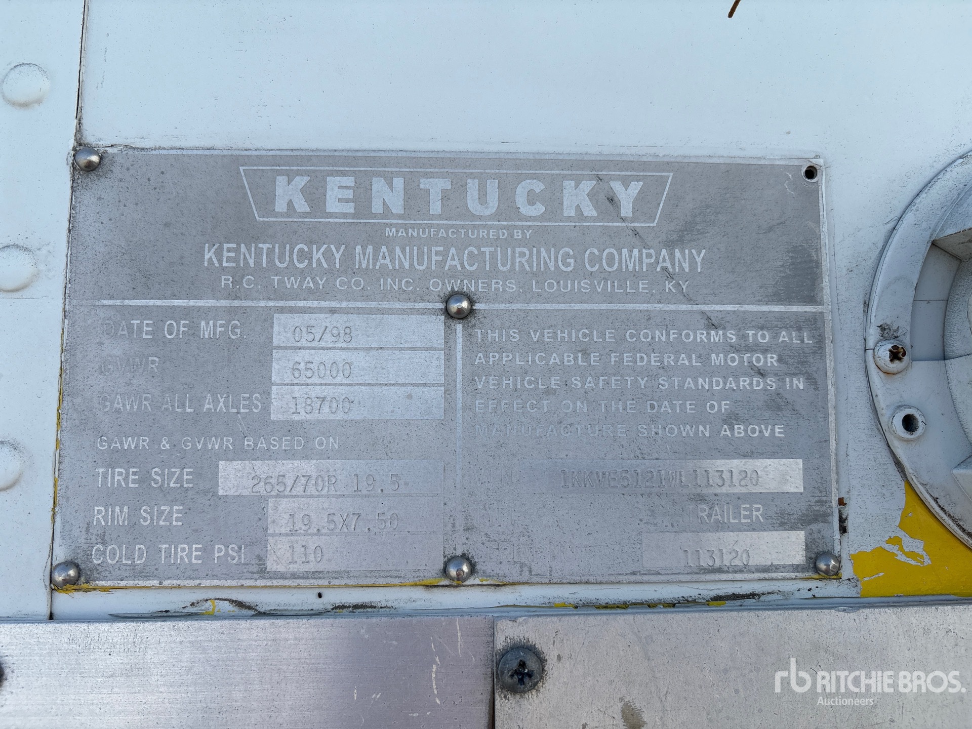 1998 Kentucky 51 ft x 102 in