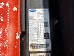 General Appearance with Refrigeration Unit Serial Number