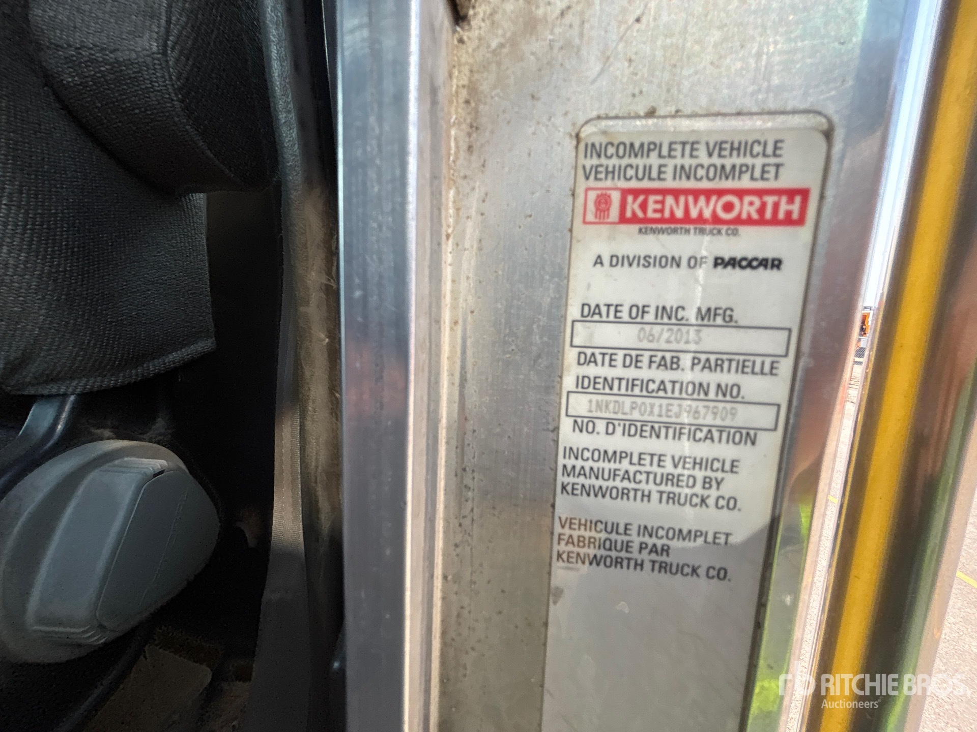 2014 Kenworth T800