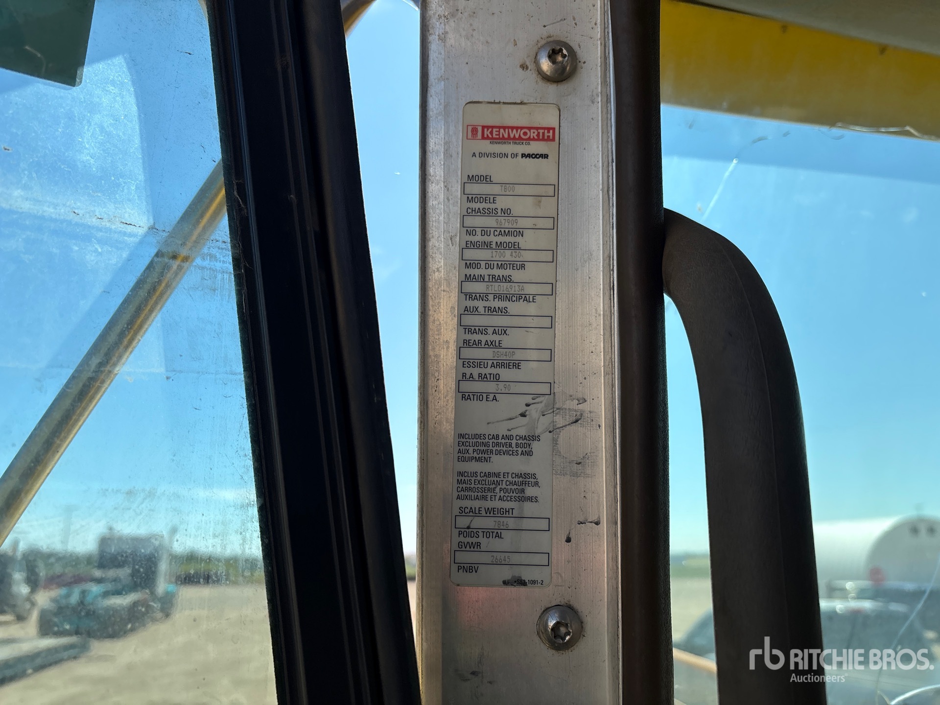 2014 Kenworth T800