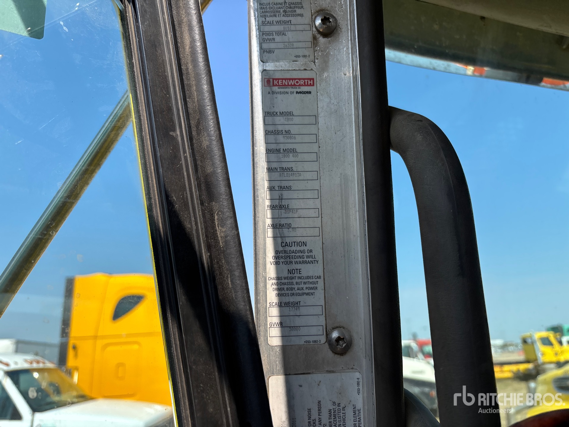 2012 Kenworth T800