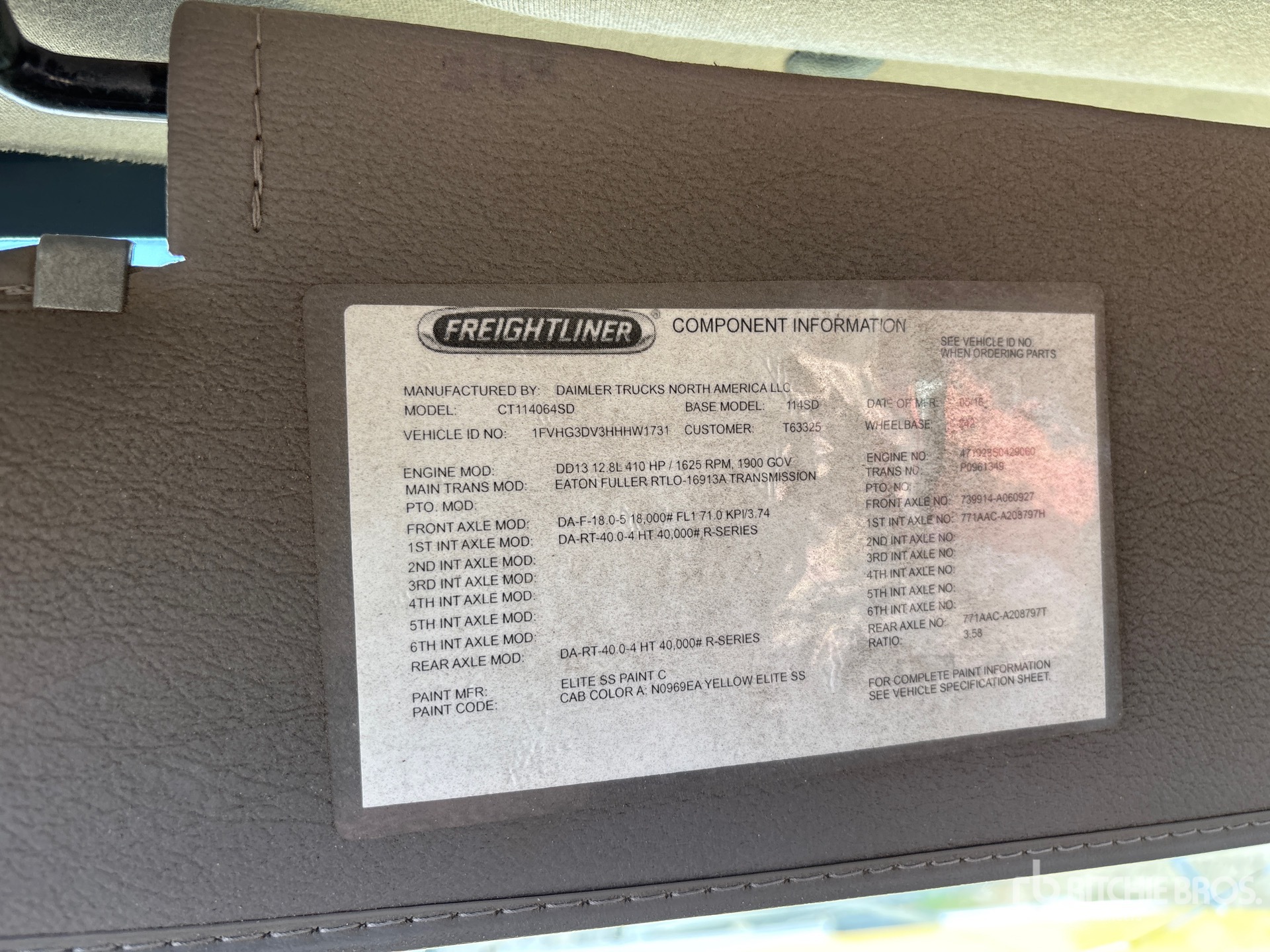 2017 Freightliner 114SD