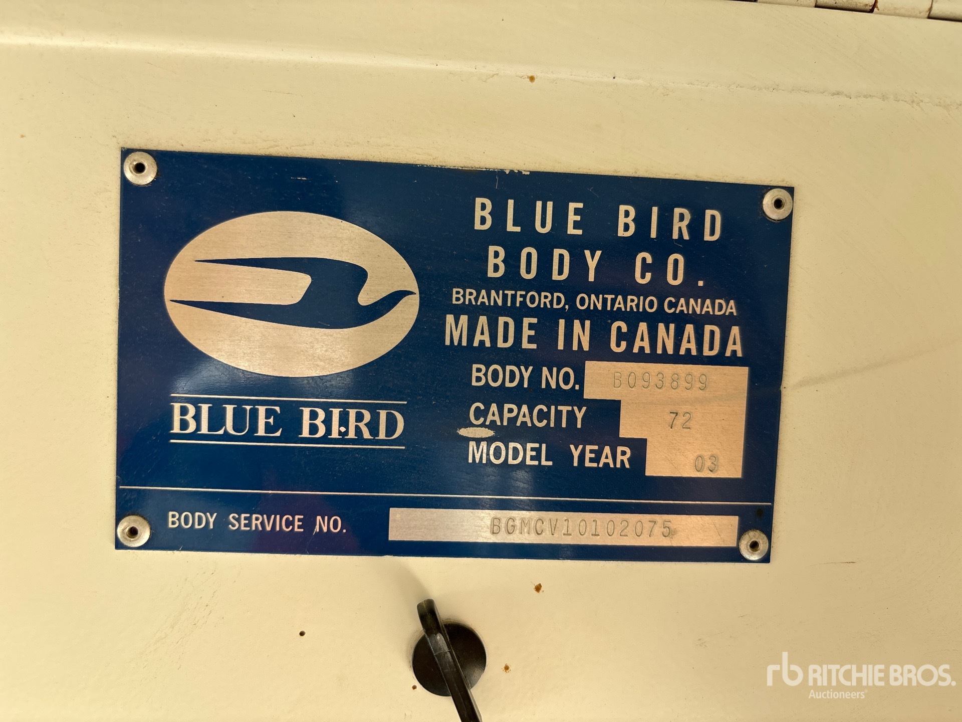 2002 Bluebird 72-Seat School
