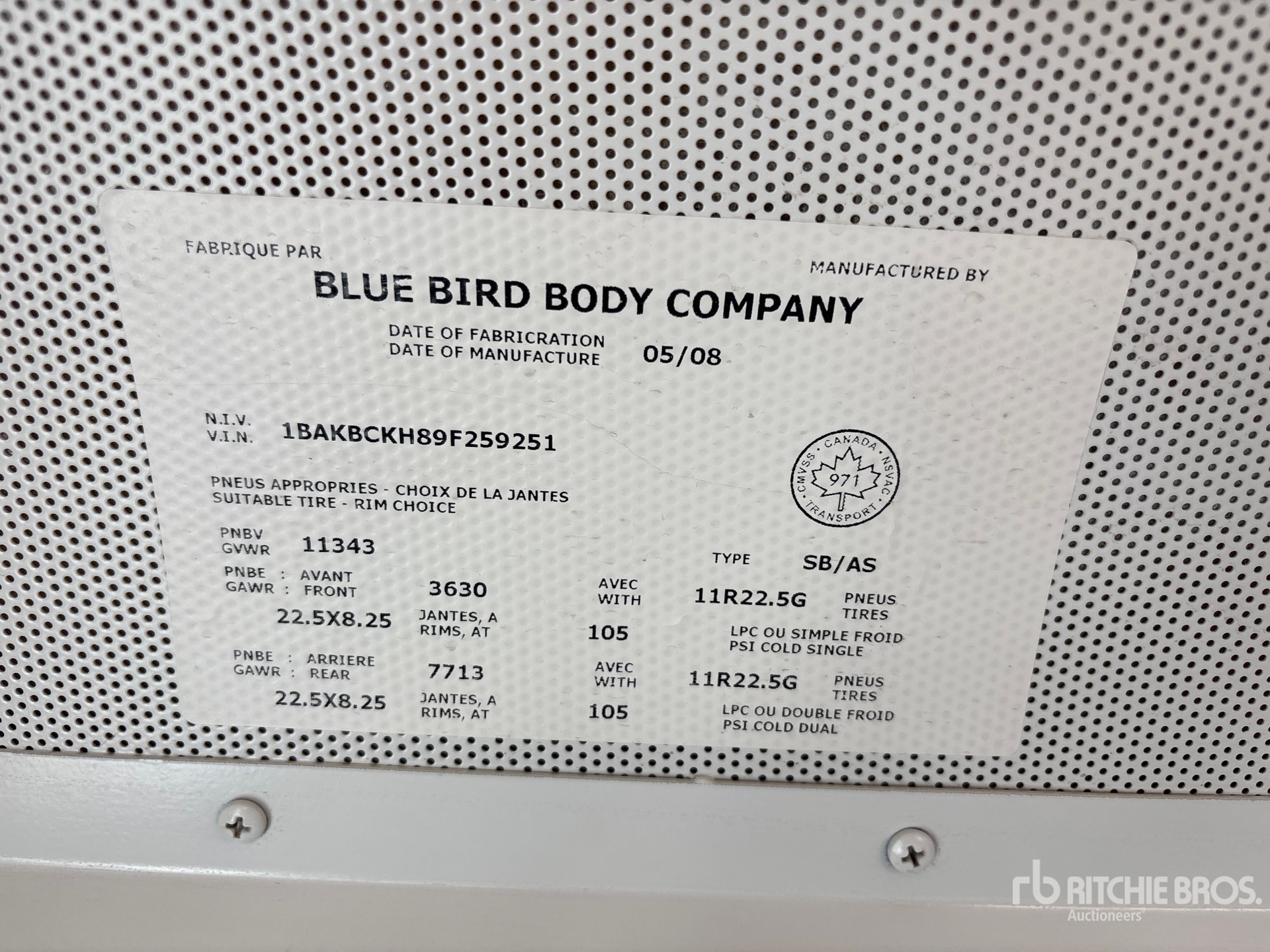2009 Bluebird 40-Seat School