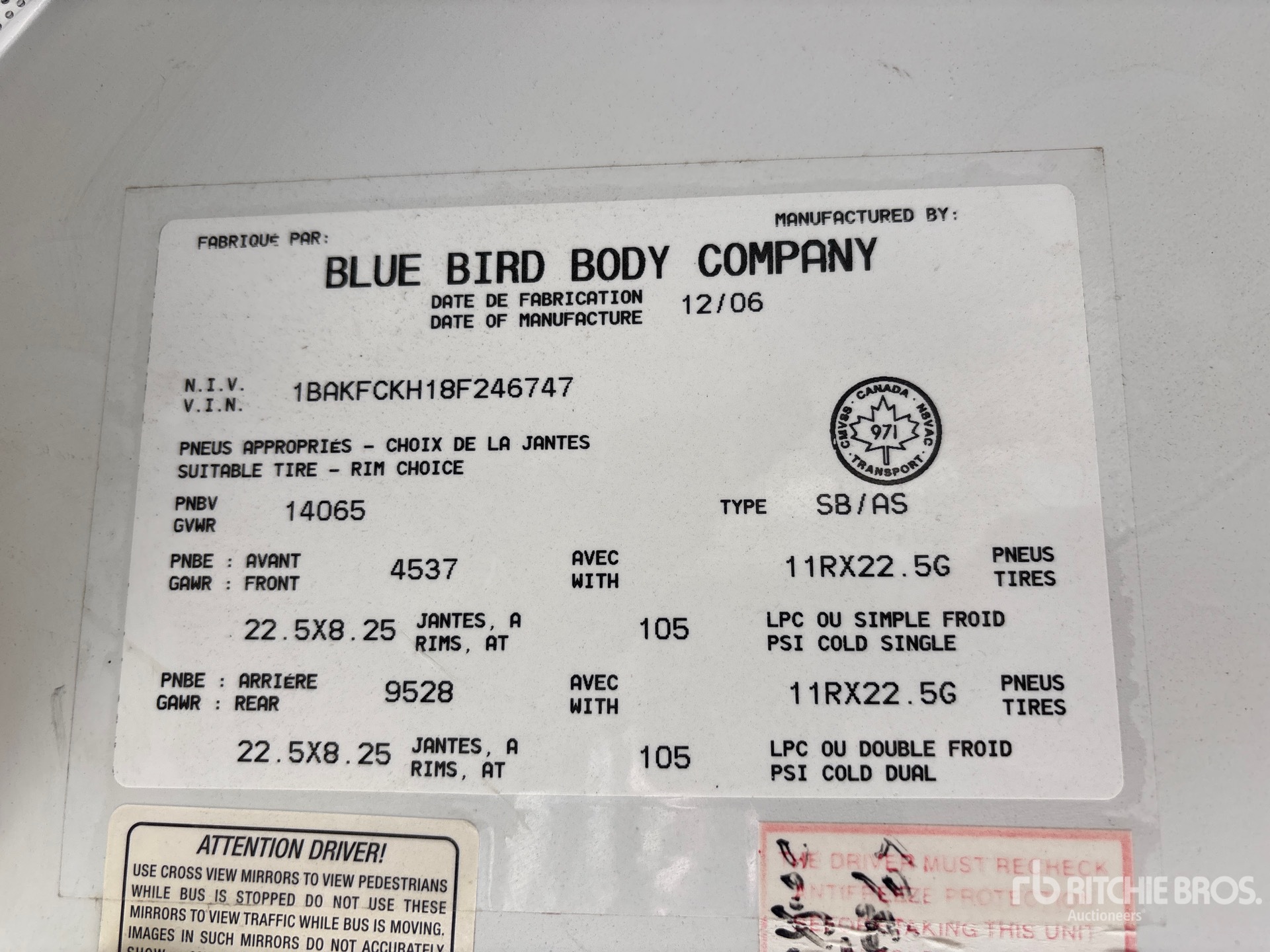 2008 Bluebird 66-Seat School