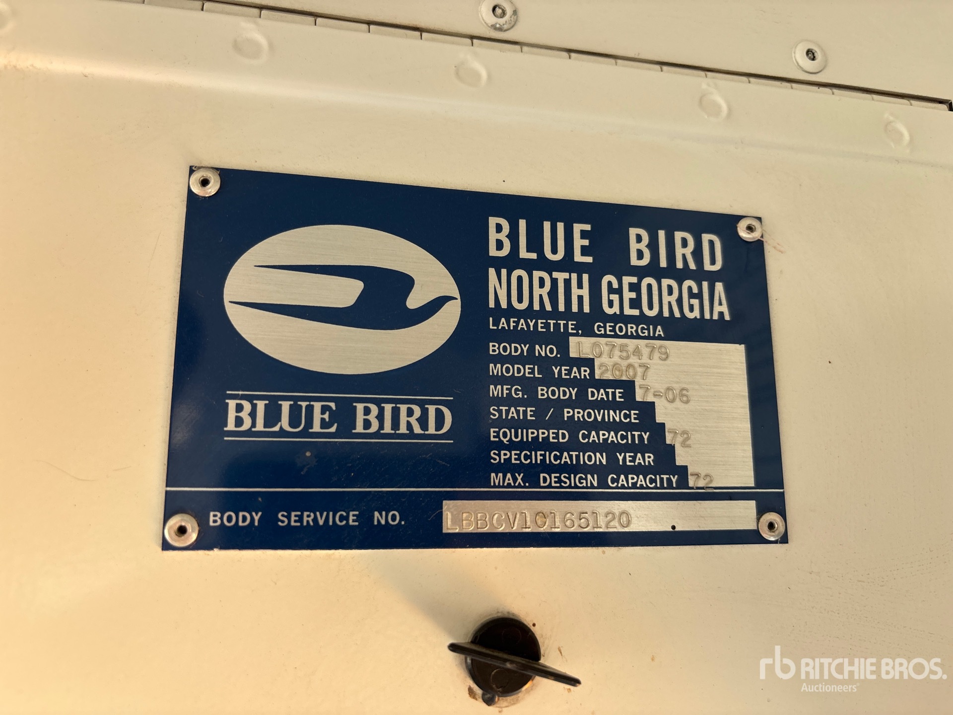 2007 Bluebird 72-Seat School