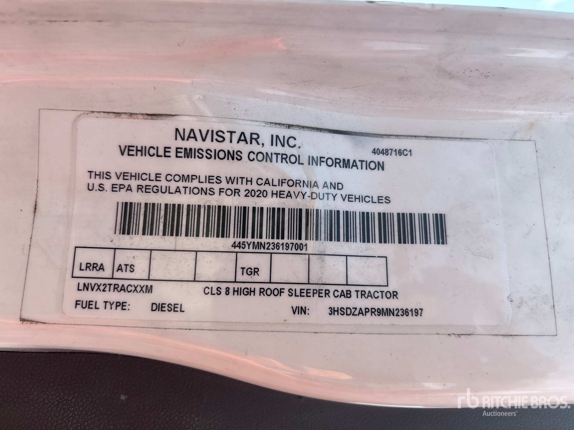 2021 International LT625