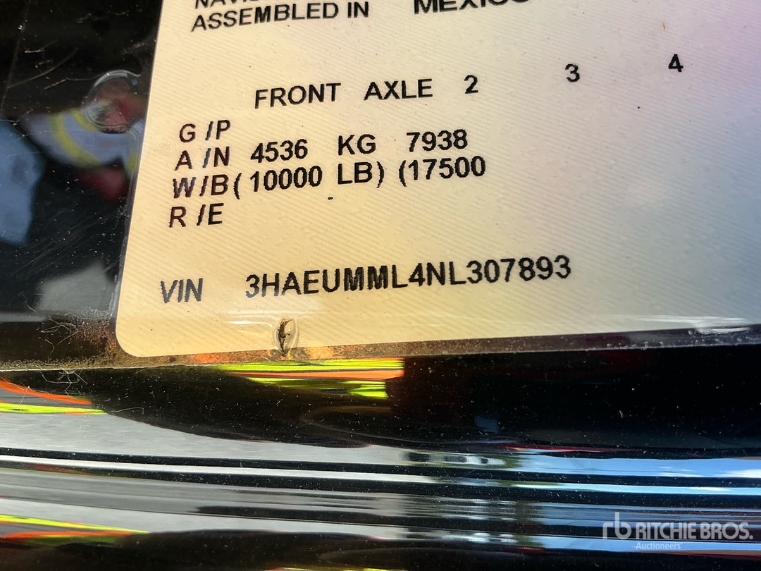 2022 International MV607