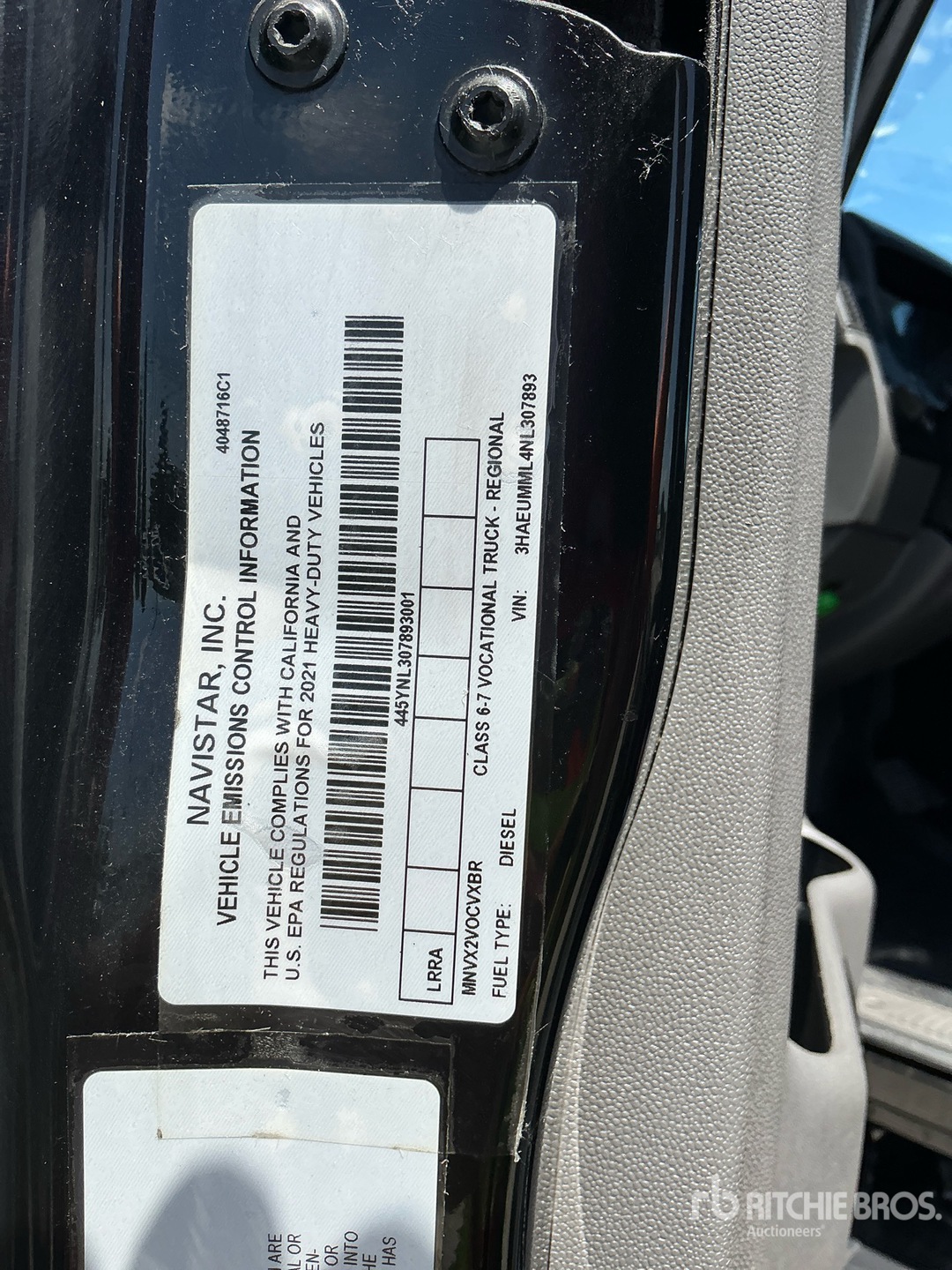 2022 International MV607