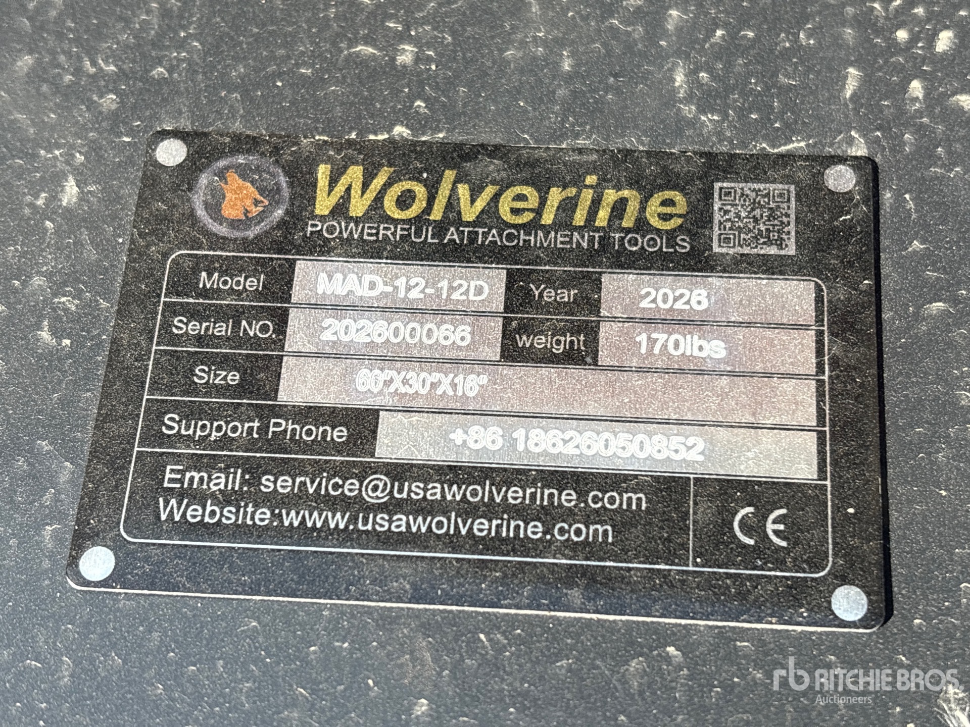 2026 Wolverine MAD-12-12D