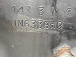 General Appearance with Frame Stamp Serial Number/VIN Photo