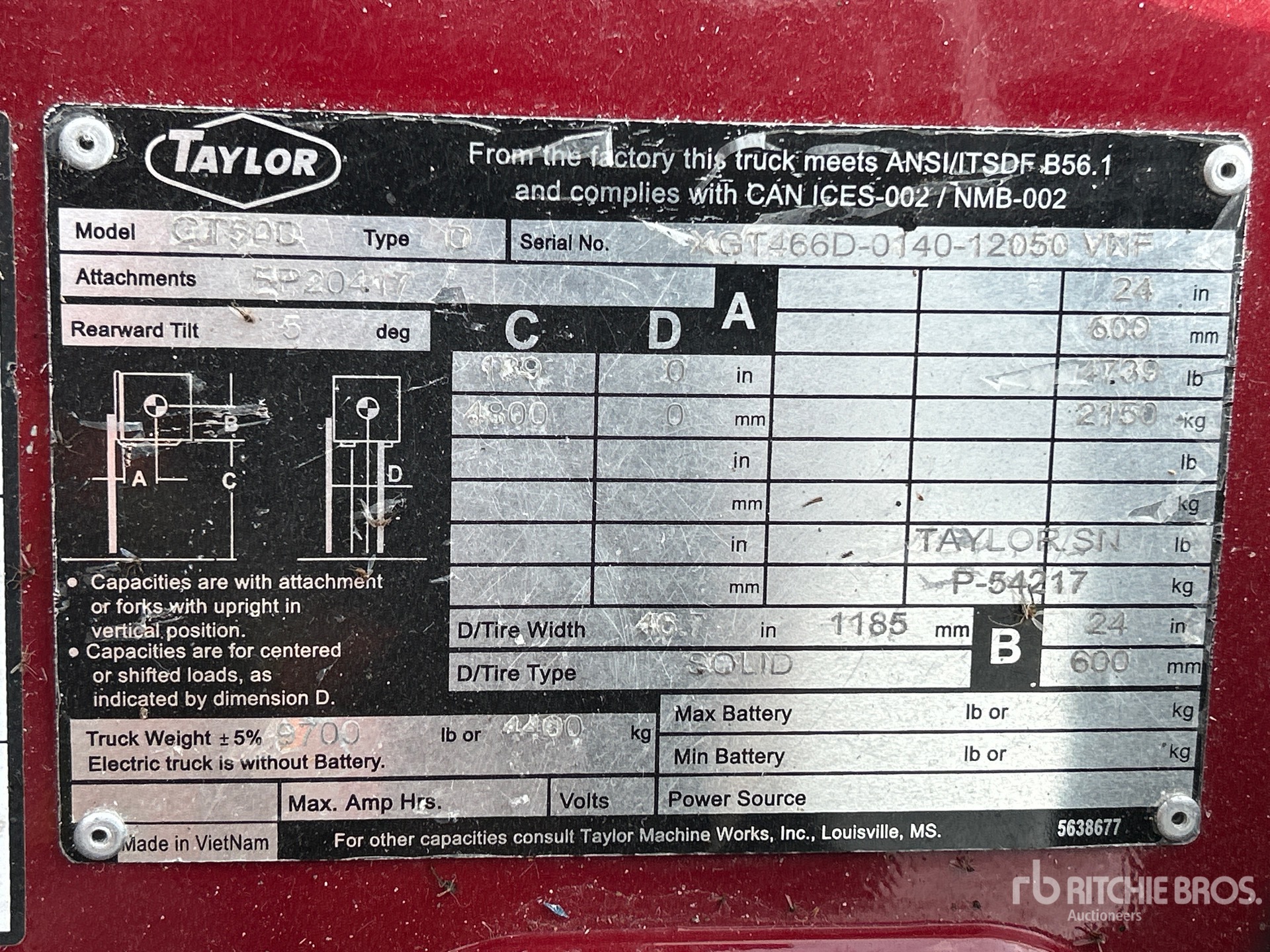 2025 Taylor GT50D