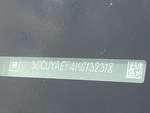 General Appearance with Frame Stamp Serial Number/VIN Photo