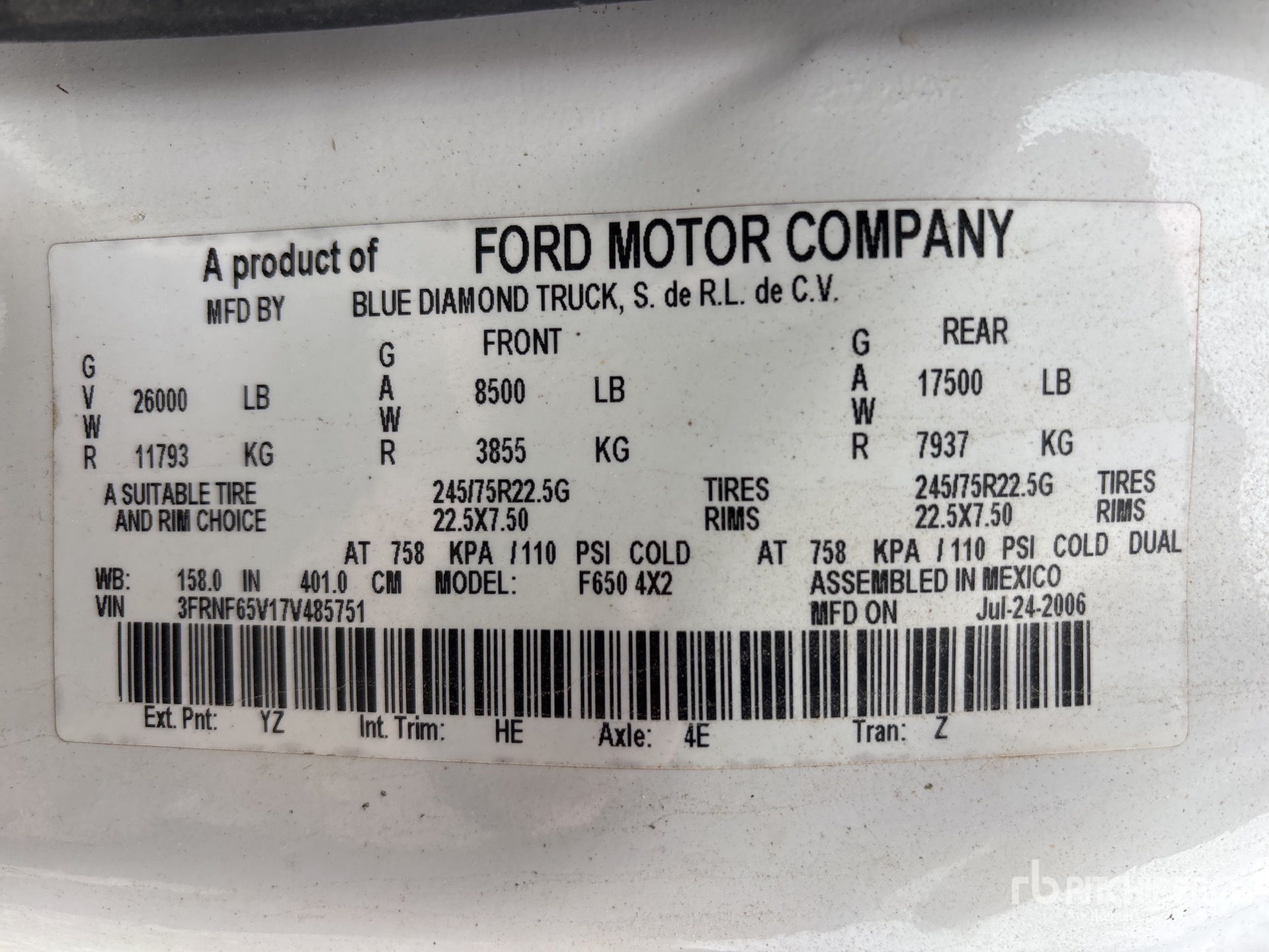 2007 Ford F-650